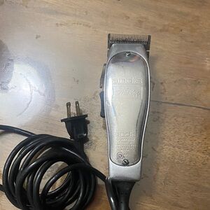 Andis Silver Corded Hair Clipper with Black Cord